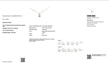 Zonder minimumprijs - Ketting met hanger - 14 karaat Geel