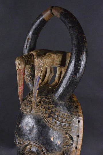 Ceremoniemasker van de Dje - Yaure - Ivoorkust