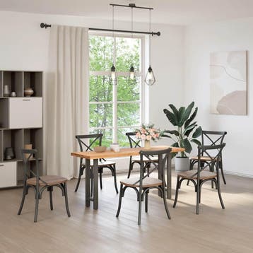 vidaXL Console tafelpoten 2 st 28x(72-73) cm staal antraciet, Verzenden, Nieuw