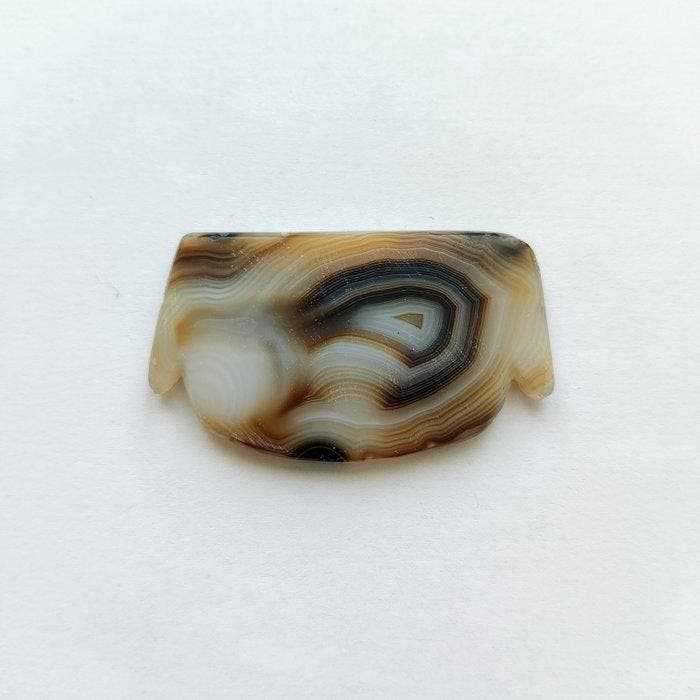 Ancient Tibetan-Burmese Natuurlijke bandagaat Pectroal Kraal, Antiquités & Art, Antiquités | Autres Antiquités