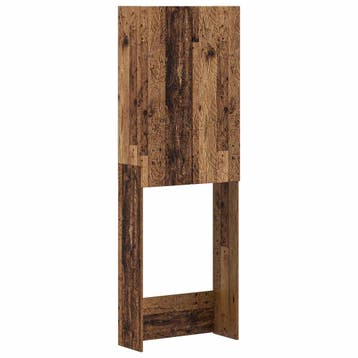 vidaXL Toiletkast DELFT Oud hout 66 x 25,5 x 190 cm Bewerkt, Verzenden