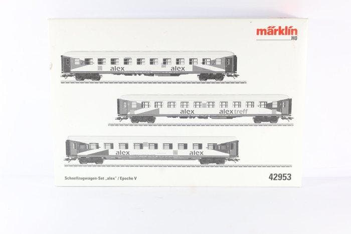 Märklin H0 - 42953 - Modeltrein personenwagonset (1) -, Hobby & Loisirs créatifs, Trains miniatures | HO