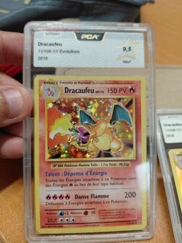 Pokémon - 2 Graded card - Charizard Reverse holo, Holo - PCA
