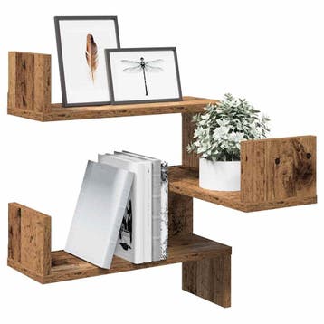 vidaXL Hoekwandschap 40x40x49,5 cm bewerkt hout out, Verzenden