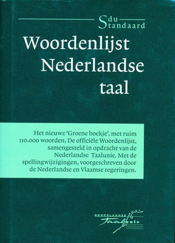 Woordenlijst Nederlandse taal: Het groene boekje, Boeken, Verzenden, Nieuw