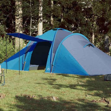 vidaXL Koepeltent 6-persoons waterdicht blauw, Verzenden, Nieuw