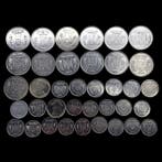Ukraine. Lot with 37 coins (14x 1 Kopiika + 10x 2 Kopiikas +