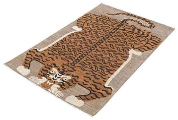 Designer Tapijt - Nieuw - Tiger - Vloerkleed - 181 cm - 116
