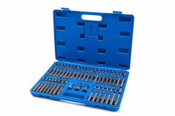 TM 75 Delige Inbus, Torx, Spline en Ribe Doppenset, Auto diversen, Autogereedschap, Verzenden, Nieuw