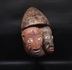 Prachtig tweelingmasker - Yoruba - Nigeria (Zonder