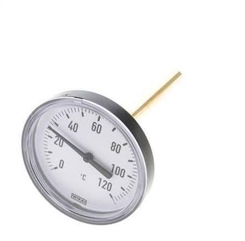 Thermomètre bimétallique en plastique 0 à +120°C Tige de, Verzenden