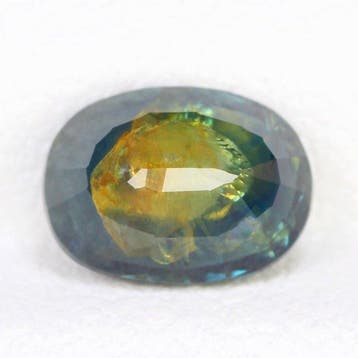 Zonder minimumprijs - 1 pcs Groen, Blauw Saffier - 1.67 ct -, Nieuw