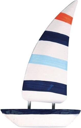 Boot Maritiem Polyresin 10,5x6,3x1,8 cm 1 stuk, Nieuw