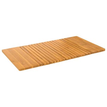 Acaciahouten Badmat 100x55cm | Retour deal | Snel wezen!, Huis en Inrichting, Verzenden, Zo goed als nieuw, Bruin, Badmat