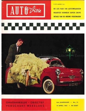 1961 AUTOVISIE MAGAZINE 15 NEDERLANDS, Nieuw