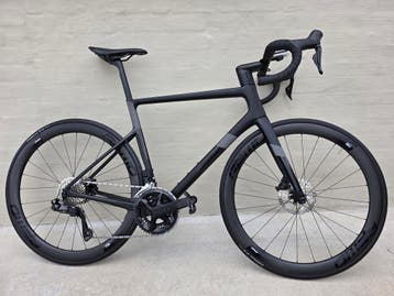 Racefiets Cannondale Supersix Evo CRB 105/Di2 FFWD Wheels **, Ophalen, Gebruikt, Carbon, Heren