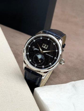 Sugess - Moonphase Master Automatic Date Star Dust - Zonder, Nieuw