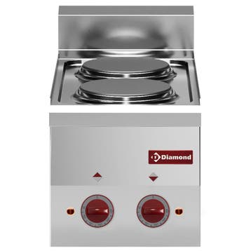 Fornuis | PRO 600 | Tafelmodel | Elektrisch | 2 Kookpunten, Verzenden