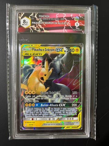 Pokémon - 1 Graded card - Pikachu, Zekrom 33/181 Foil, Full, Nieuw