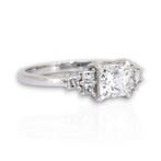 Ring - 18 karaat Witgoud - 1.10ct. tw. Diamant (Natuurlijk)