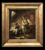 École Réaliste Française (c. 1850) - LEnfant Malade