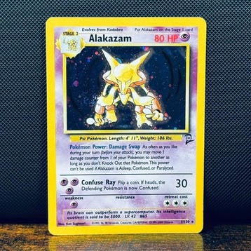 Pokémon Card - Alakazam Holo 1 – Pokémon, Nieuw