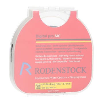 Rodenstock 67mm UV Digital Pro - 1 jaar garantie, TV, Hi-fi & Vidéo, Photo | Filtres, Ophalen of Verzenden