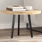 vidaXL Tafelblad rond Ø 60x4 cm massief acaciahout, Verzenden, Nieuw