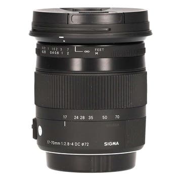 Sigma 17-70mm F/2.8-4 DC OS HSM (Canon) met garantie, Ophalen of Verzenden, Gebruikt