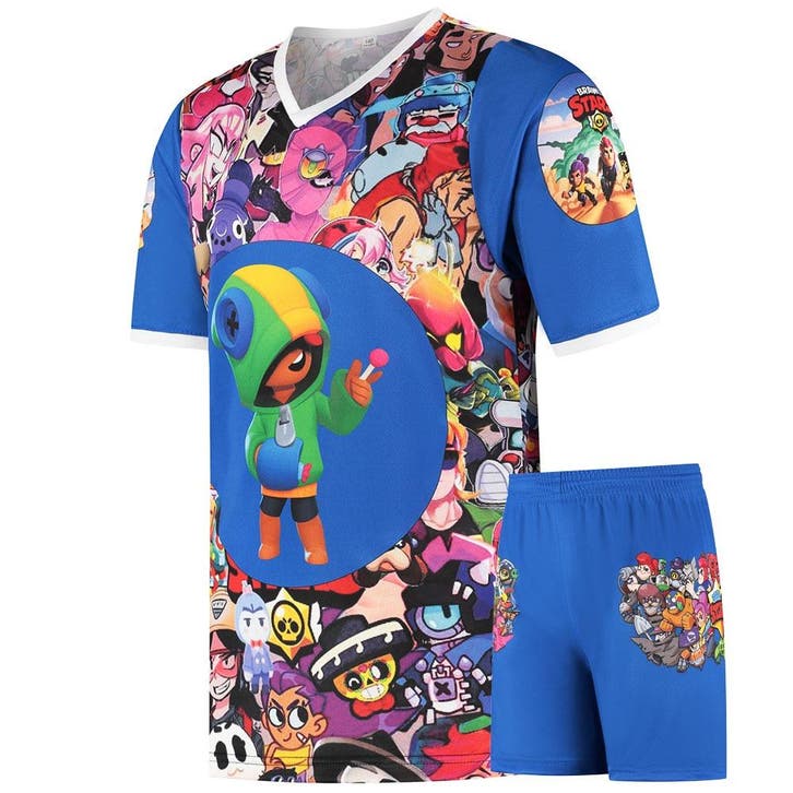 Kingdo Brawl Stars Shirt en Broekje - Voetbaltenue -, Sports & Fitness, Football, Envoi