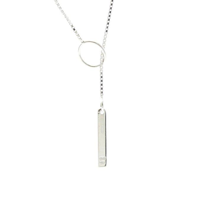 Gucci - Collier avec pendentif - 18 carats Or blanc, Handtassen en Accessoires, Antieke sieraden