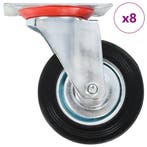 vidaXL 8 st Zwenkwielen 100 mm, Verzenden