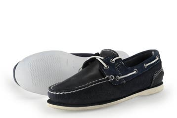 Timberland Bootschoenen in maat 38 Blauw, Zo goed als nieuw, Timberland, Verzenden, Blauw