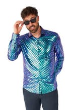 Zeemeermin Disco Overhemd Heren OppoSuits, Verzenden, Nieuw