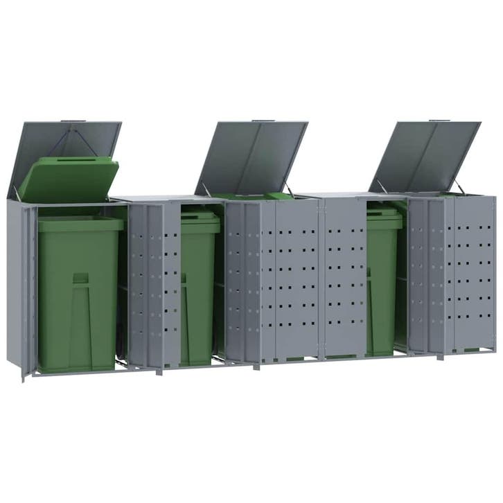 vidaXL Containerberging voor 5 containers 345x79x117 cm, Bricolage & Construction, Conteneurs, Envoi