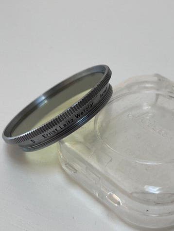 Leitz Ernst Leitz Wetzlar Leica Yellow Filter 36mm with