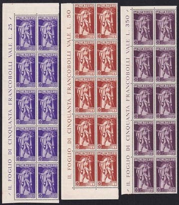 Koninkrijk Italië 1930 - Ferrucci volledige serie met, Gestempeld