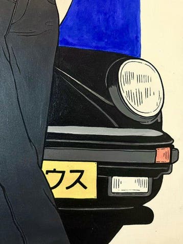Roger Haus - Porsche 911 - XL (100% Hand-Painted)