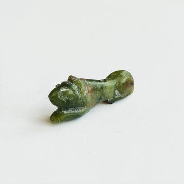 bactrien ou sino-sibérien Quartz aventurine verte Talisman