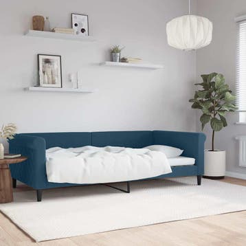 Slaapbank blauw | 46% korting | Retour deal!, Verzenden