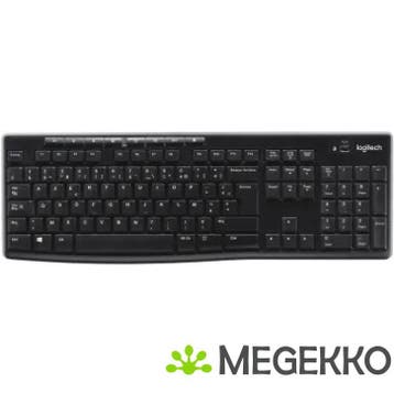 Logitech K270 toetsenbord Draadloos Zwart Azerty Belgisch, Verzenden, Nieuw