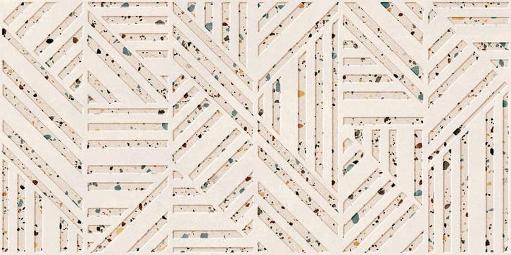 Wandtegel Arcana Go Terrazzo Relieve Kleur Nude Beige 60x120, Doe-het-zelf en Bouw, Tegels, 60 cm of meer, 60 cm of meer, 10 m² of meer
