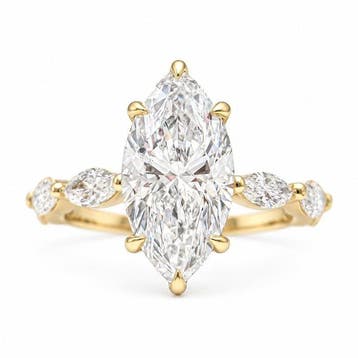Zonder minimumprijs - Ring - 14 karaat Geel goud - 2.73ct., Nieuw