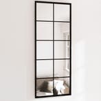 vidaXL Wandspiegels 2 st 100x40 cm metaal zwart, Huis en Inrichting, Woonaccessoires | Spiegels, Verzenden, Nieuw