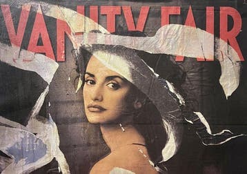 Mimmo Rotella (1918-2006) - Vanity Fair (Penélope Cruz)