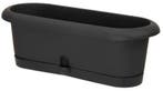 Bloembak tray Antraciet 40x16 cm, Maison & Meubles