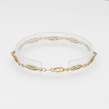 Armband - 18 karaat Geel goud, Handtassen en Accessoires, Nieuw