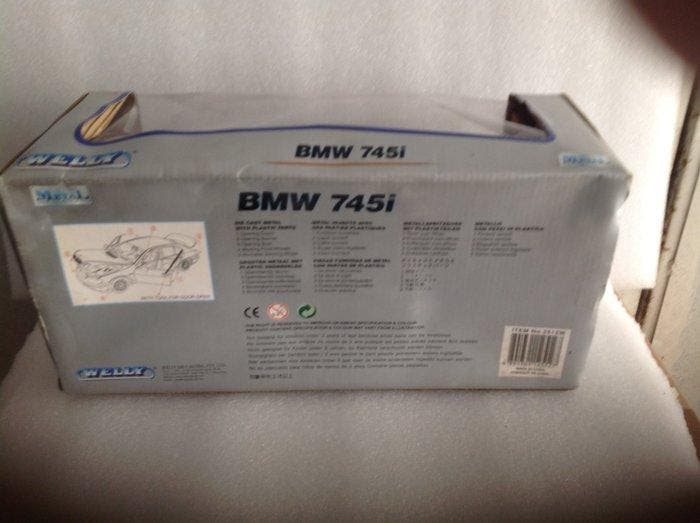 Welly 1:18 - Modelauto - BMW 745i, Hobby en Vrije tijd, Modelauto's | 1:5 tot 1:12