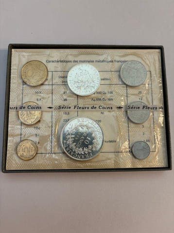 Frankrijk. Year Set (FDC) 1969 (8 monnaies) (Zonder