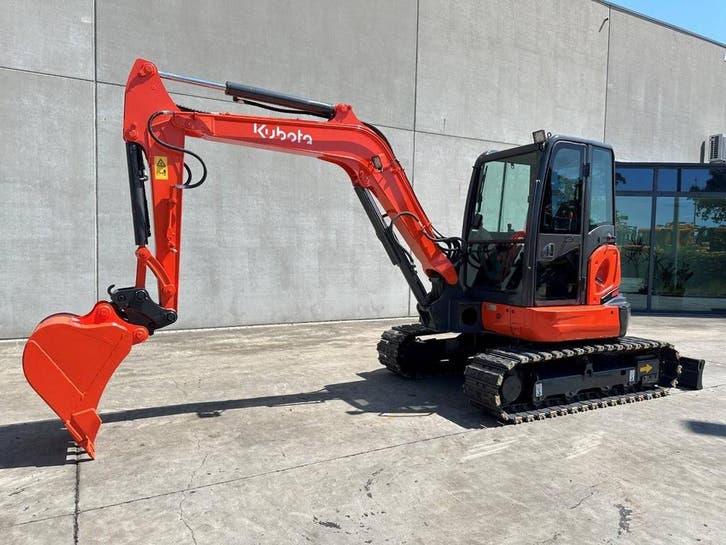 Veiling: Midigraafmachine Kubota KX155-5 Diesel 2015, Articles professionnels, Machines & Construction | Grues & Excavatrices